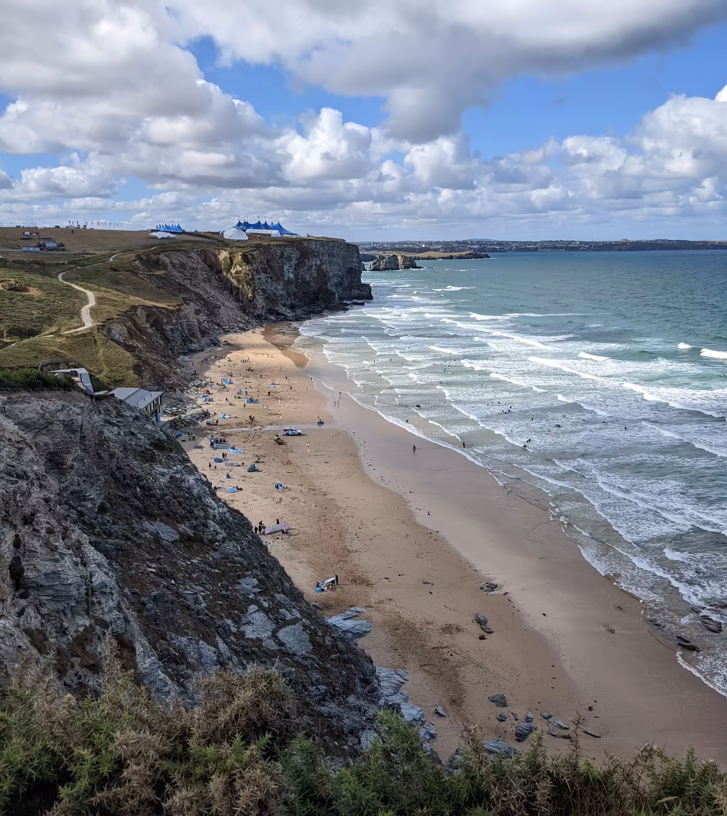Cornwall, England coastline